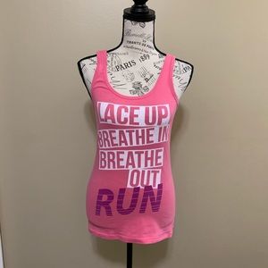 Corner Shop Pink Active Workout Tank Top Medium